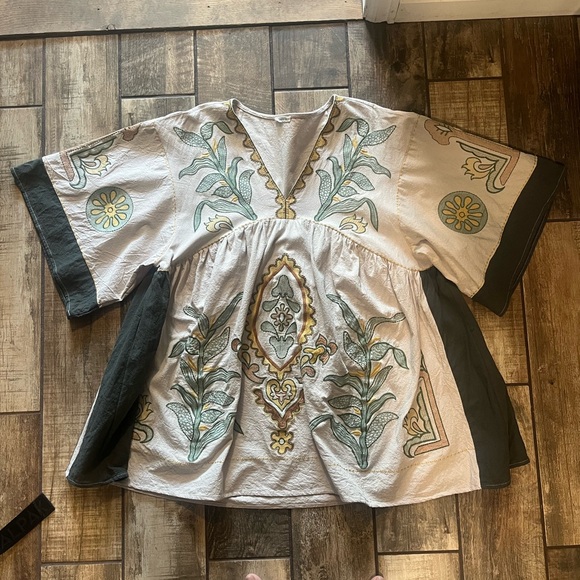 Fall Embroidered Dress - Picture 2 of 6